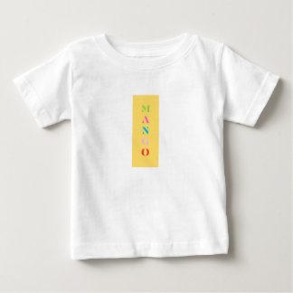 "Mango" Leuk grafisch T-shirt – vet geel