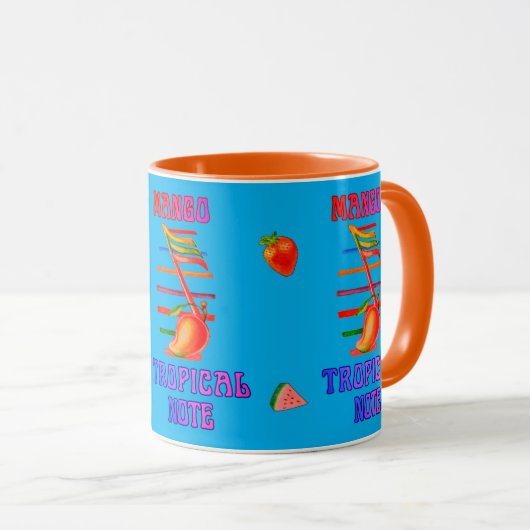 MANGO MUSIC NOTE DESIGNED MUG  (Devant droit)