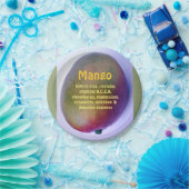 Mango Papieren Bordje (Feest)