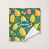 Mango regenboog kleurrijk gepersonaliseerd patroon bad handdoek (Wasdoekje)