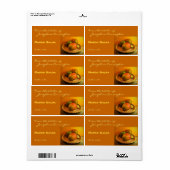 Mango Salsa Canning Labels (Full Sheet)