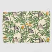 mango seamless pattern golfhanddoek (Horizontaal)