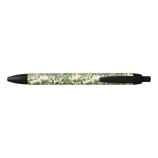 mango seamless pattern zwarte inkt pen (Achterkant)