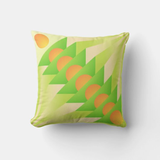 Mango Shot Through Banana Kussen (Voorkant)