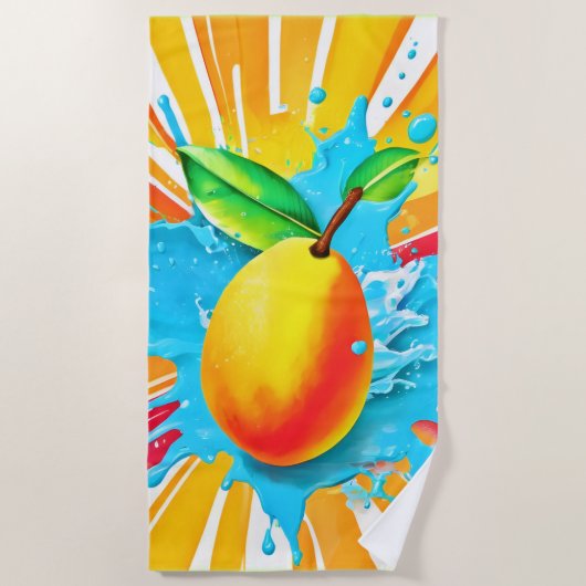 Mango Splash Delight Strandlaken (Voorkant)
