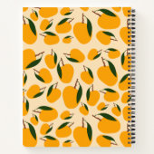 Mango Summer Fruit Pattern Recipe Blank Cookbook Notitieboek (Achterkant)