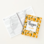 Mango Summer Fruit Pattern Recipe Blank Cookbook Notitieboek (Binnen)