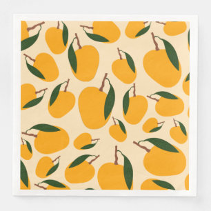 Mango Summer Fruit Pattern Servet