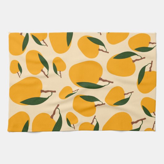Mango Summer Fruit Pattern Theedoek (Horizontaal)