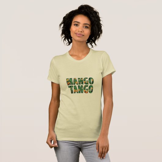 Mango tango t-shirt (Voorkant volledig)