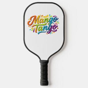 Mango Tango Tropische Vibes T-Shirt Pickleball Paddle