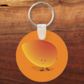 Mango-teken glimlachen sleutelhanger (Voorkant)