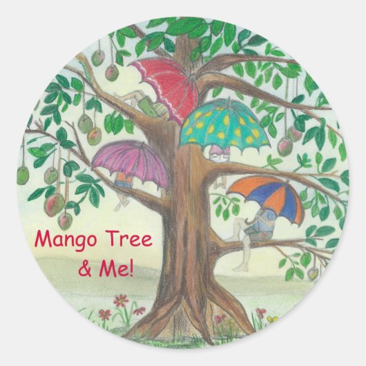 Mango Tree & Me! Stickers voor kinderen (Voorkant)