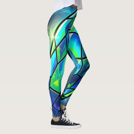  Mango – Tropische Frucht voller Geschmack Leggings (Rechts)