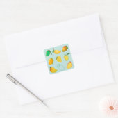 Mango Vers Vierkante Sticker (Envelop)