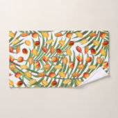 Mango vintage et verdure Motif de fruits d'été (Serviette à main)