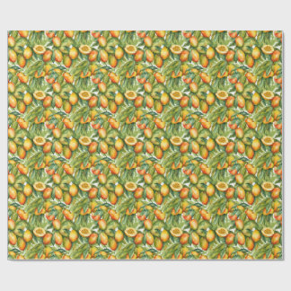 Mango Vruchten en Bladeren  Cadeaupapier