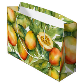 Mango Vruchten en Bladeren Groot Cadeauzakje
