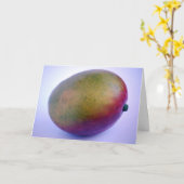 mango-wenskaart kaart (Gele Bloem)