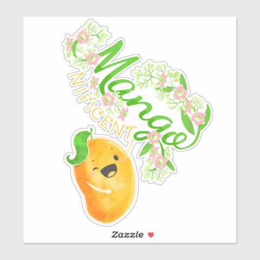 Mangonificent - Sticker Jardin Punny (Feuille)