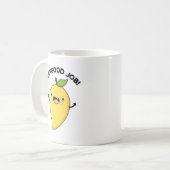 Mangood Job Funny Mango Fruit Pun Koffiemok (Voorkant links)