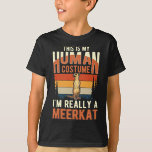 Mangoost Menselijk Kostuum Halloween Mangoost T-shirt