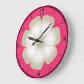 Mangosteen stylized Exotic Fruit Slice Grote Klok (Hoek)