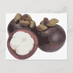 Mangosteen Sweet en Tangy Fruit uit Thailand Briefkaart