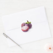 Mangosteens Ronde Sticker (Envelop)