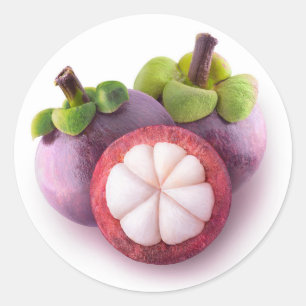 Mangosteens Ronde Sticker