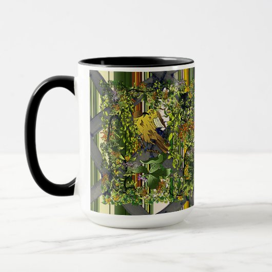 Mangrove Cuckoo/Trellis/Stripes Mok (Links)