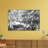Mangrove Forest'' Canvas Afdruk (Insitu (Woonkamer))