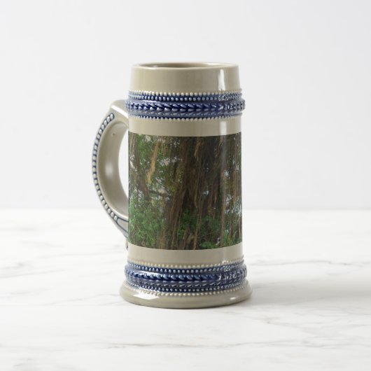 Mangrove Grey/Blue 22 oz Stein Bierpul (Voorkant links)
