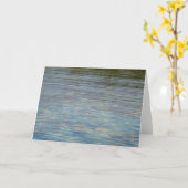 Mangrove Lagoon Water Blue Kaart (Gele Bloem)