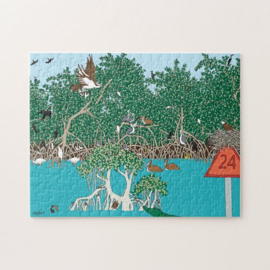 Mangroves Puzzel Legpuzzel (Horizontaal)