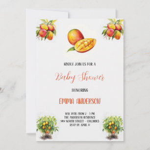 mangue babyshower invitation