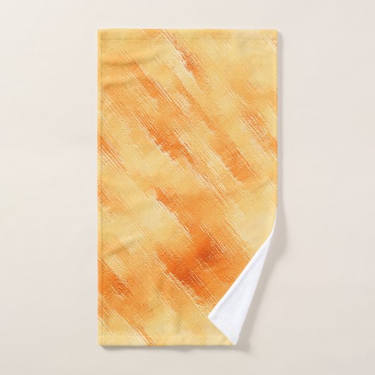 Mangue rustique jaune comme la peinture texturée (Serviette à main)