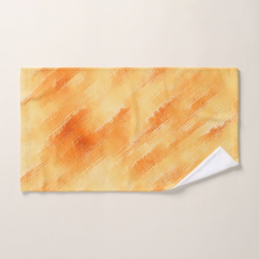 Mangue rustique jaune comme la peinture texturée (Serviette à main)