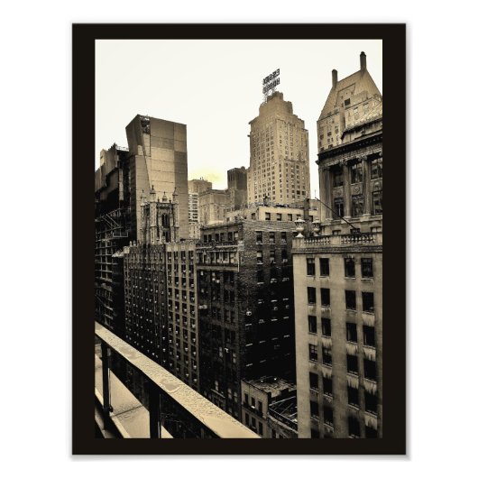 Manhattan Architecture Foto Afdruk (Voorkant)