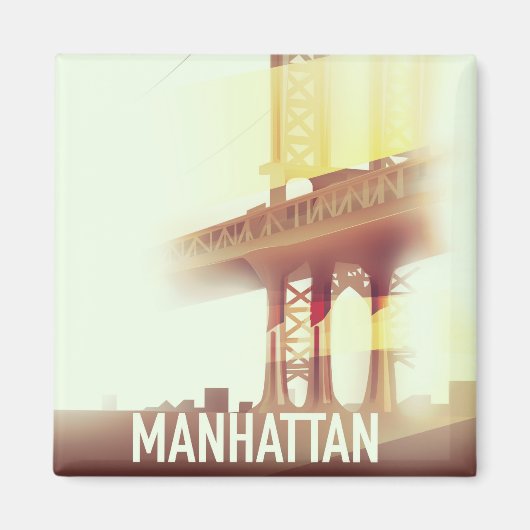 Manhattan Avond Magneet (Voorkant)