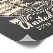 MANHATTAN BEACH CITY - LOS ANGELES CALIFORNIA POSTER (Hoek)