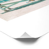 Manhattan Beach Lifeguard Shack Foto Afdruk (Hoek)