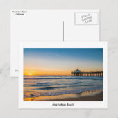Manhattan Beach Pier Briefkaart (Voorkant / Achterkant)