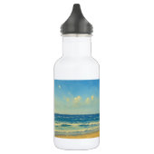 Manhattan Beach Pier met rood dak Waterfles (Links)