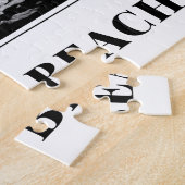 Manhattan Beach Pier Zwart-wit Puzzel (Zijkant)