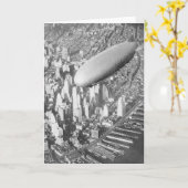 Manhattan Blimp Kaart (Gele Bloem)