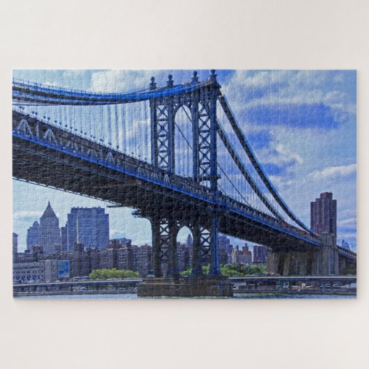 Manhattan Bridge A2 van NYC Legpuzzel (Horizontaal)