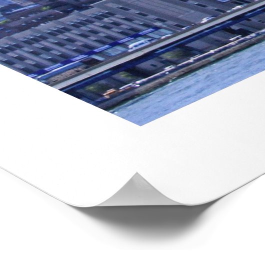 Manhattan Bridge A2 van NYC Poster (Hoek)