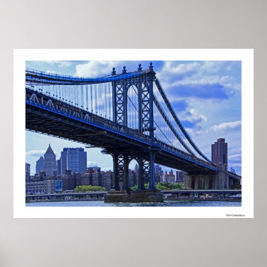 Manhattan Bridge A2 van NYC Poster (Voorkant)