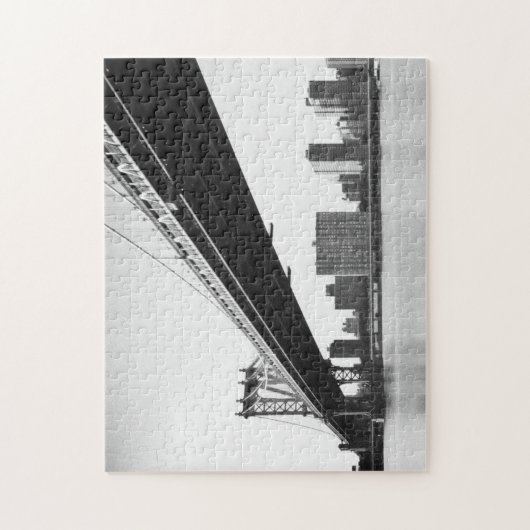 Manhattan Bridge and skyline, New York, VS. Legpuzzel (Verticaal)